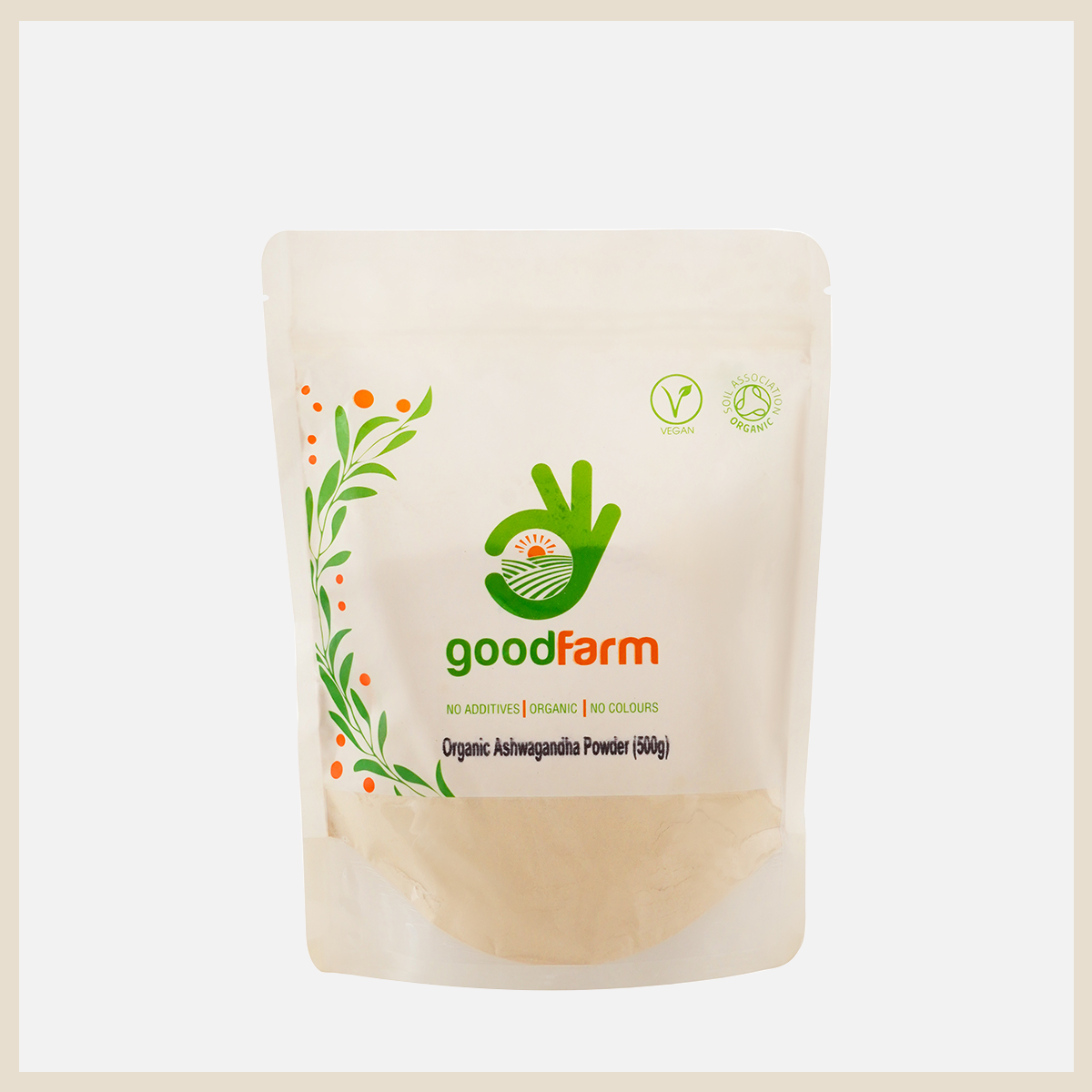 goodFarm Organic Ashwagandha Powder 500g