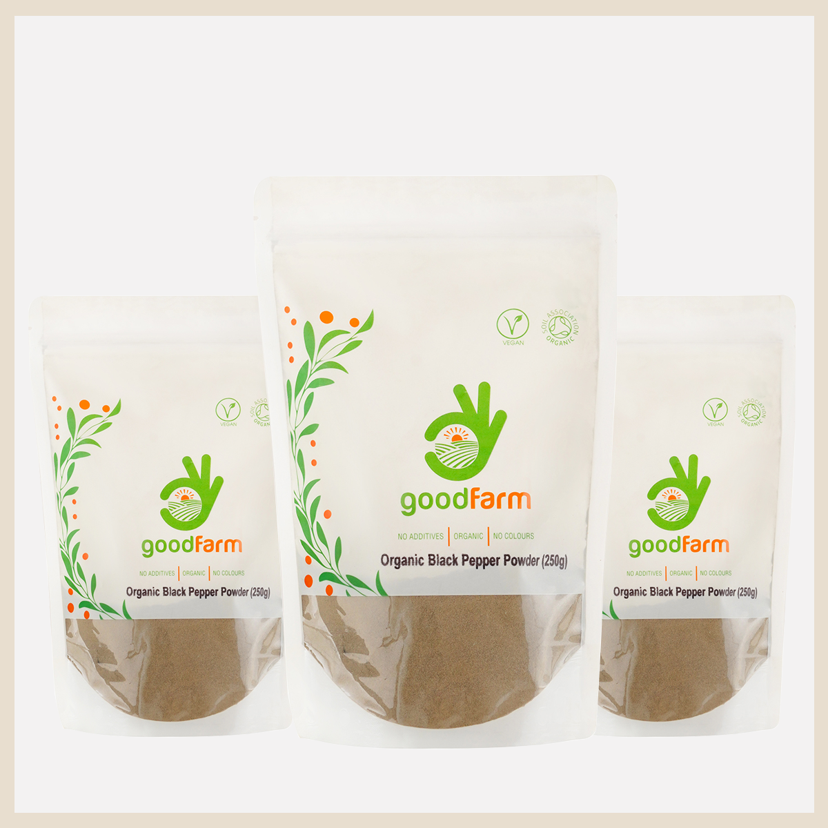 goodFarm Organic Black Pepper Powder 250g