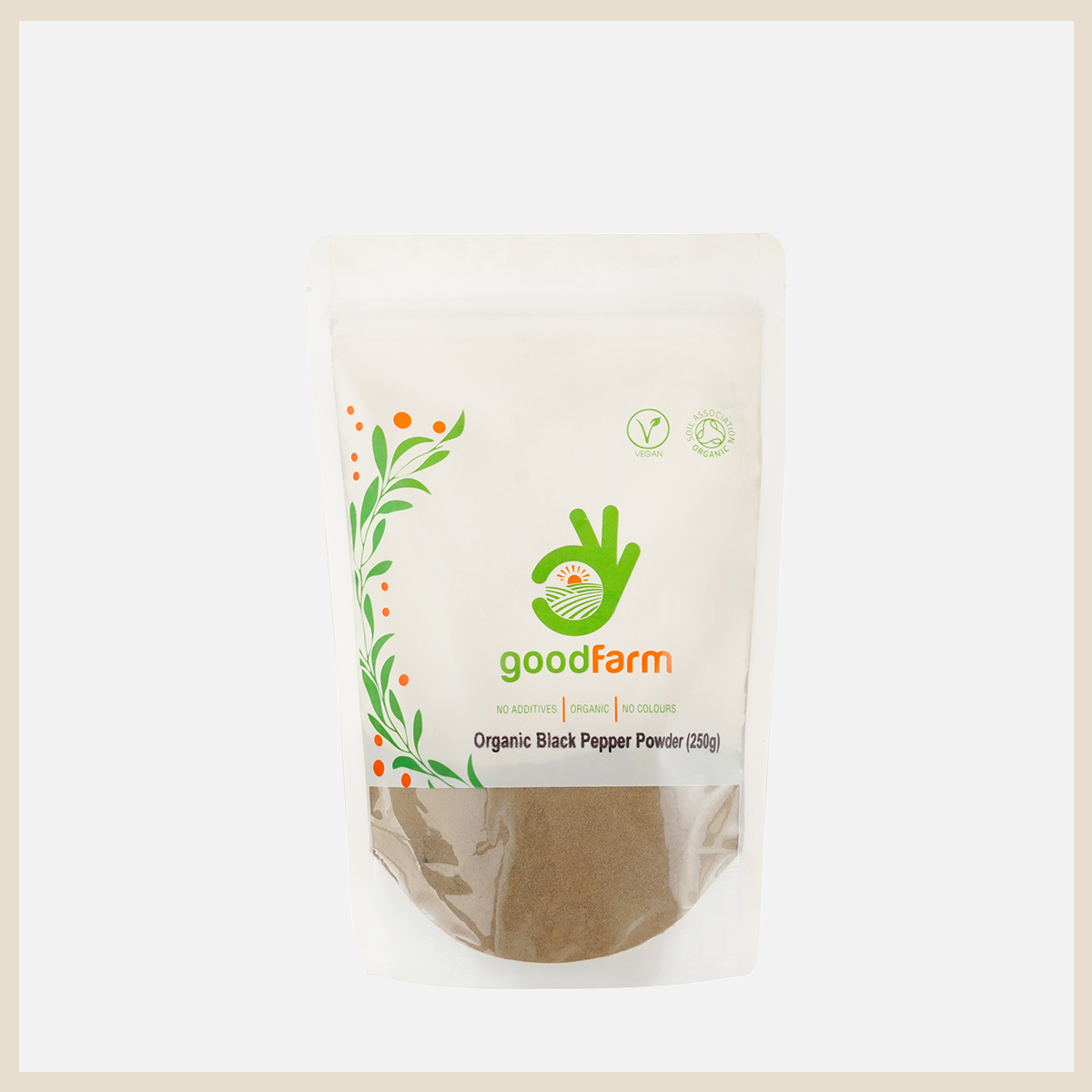 goodFarm Organic Black Pepper Powder 250g