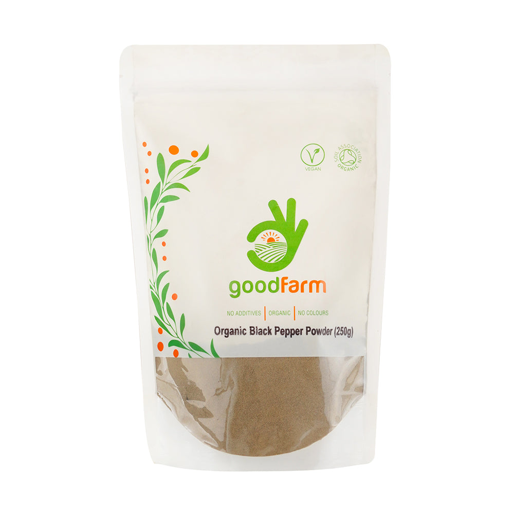 goodFarm Organic Black Pepper Powder 250g