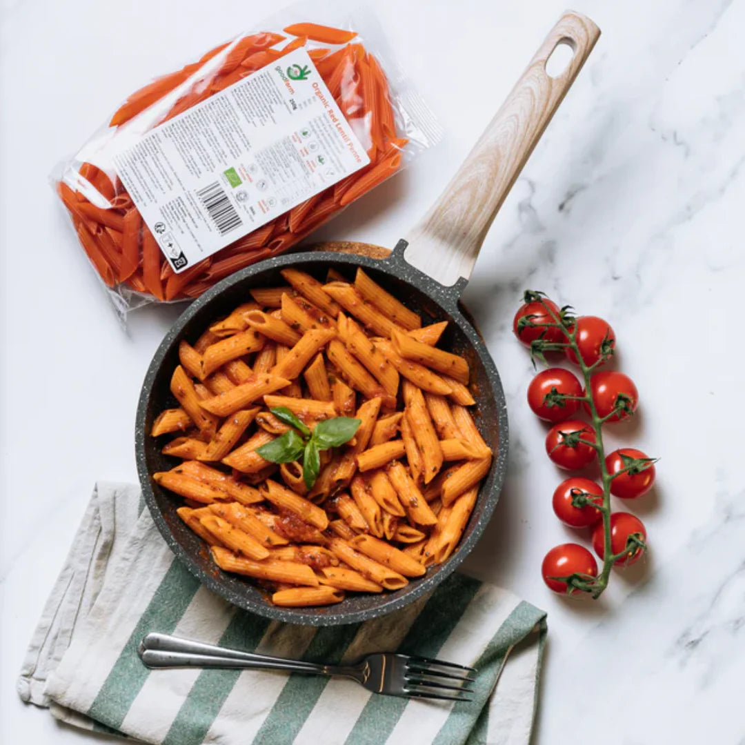 goodFarm Organic Red Lentil Penne 250g