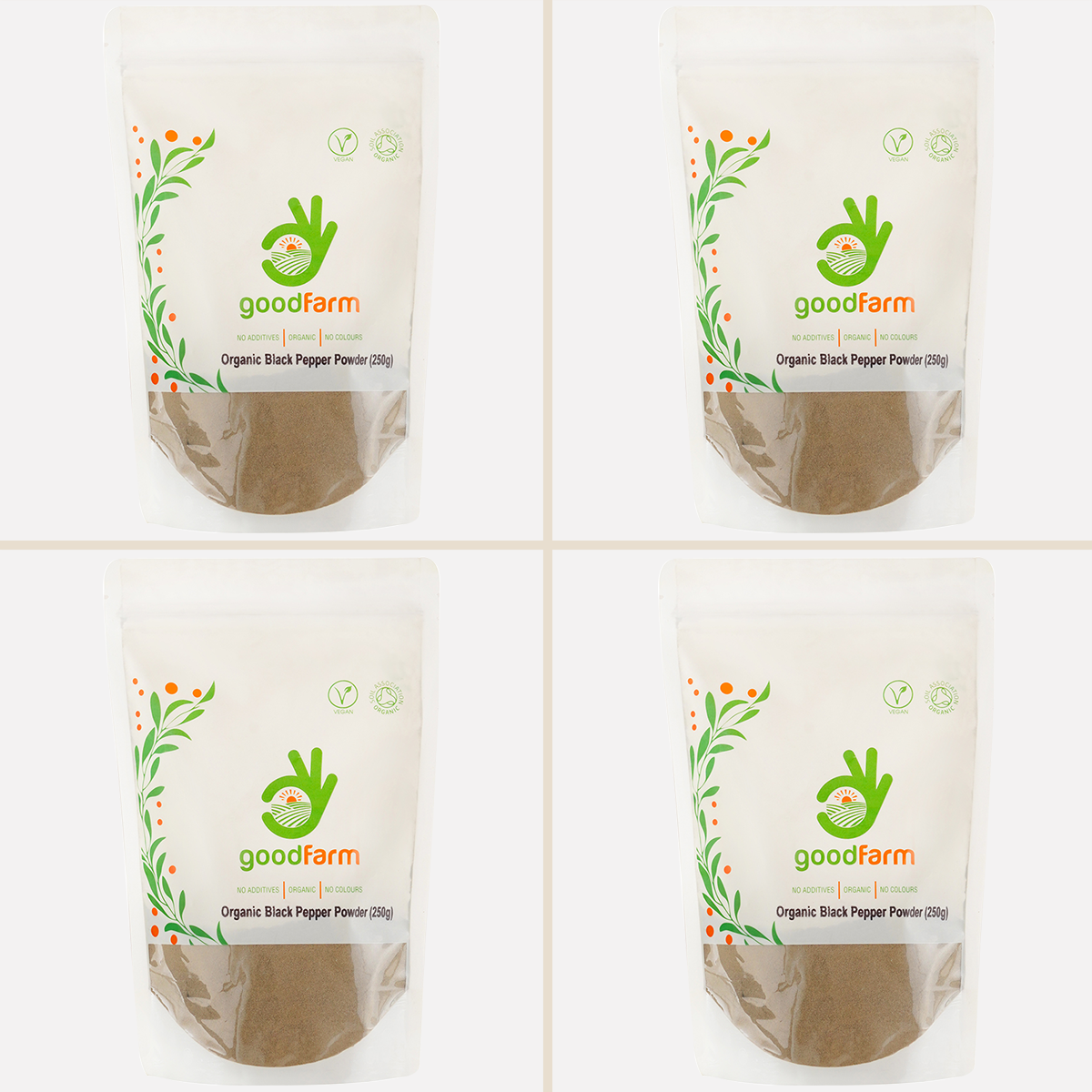 goodFarm Organic Black Pepper Powder 250g